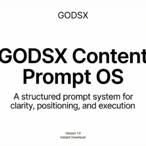 GODSX Content Prompt OS